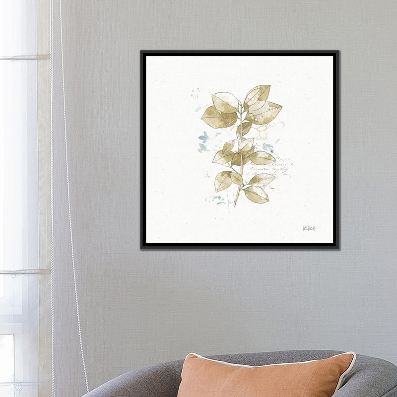 « floresta iii », reproduction d’impression sur toile tendue, H 18 po x l 18 po x P 1,5 po, Toile avec cadre noir