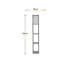 159cm Black Traditional Floor Lamp