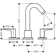 Logis Double Handle Deck Mounted Roman Tub Faucet Trim