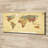 Political Map - No Frame Print on Canvas