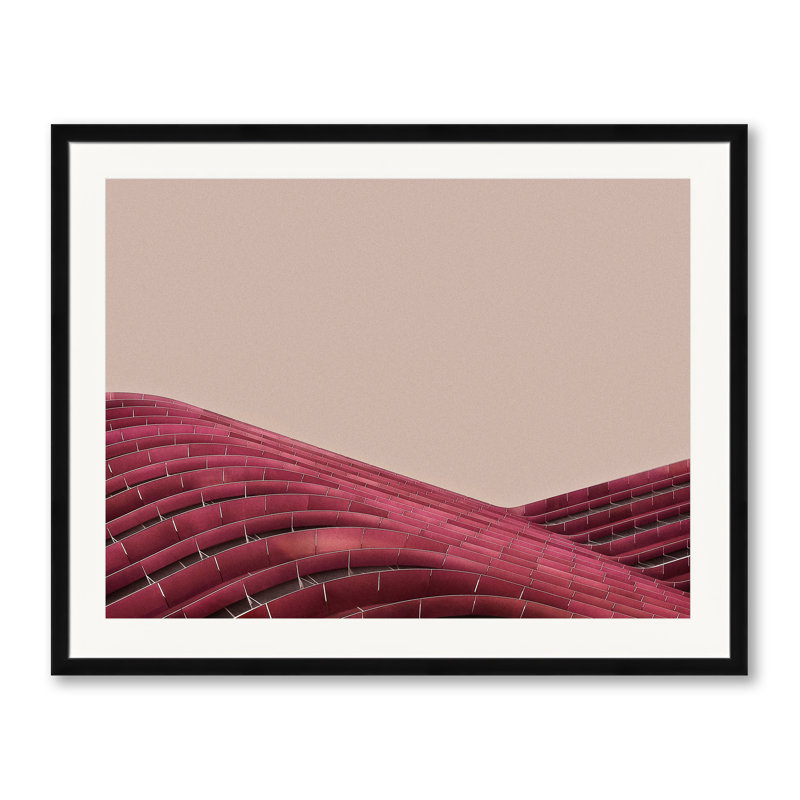 Abstract Print by Manickam Bala, Black Framed Paper, 24" H x 30" W