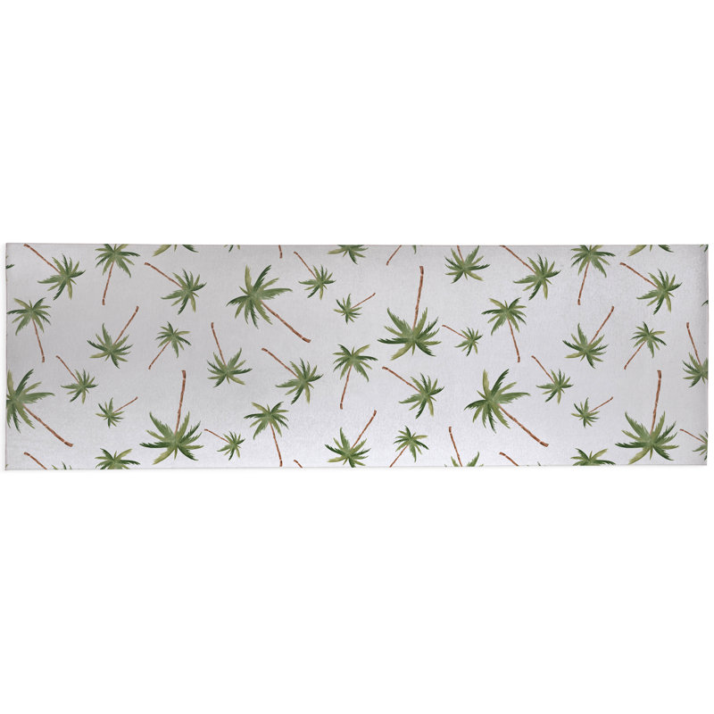 Summer Palms Outdoor Rug, Runner 2'6" x 8'