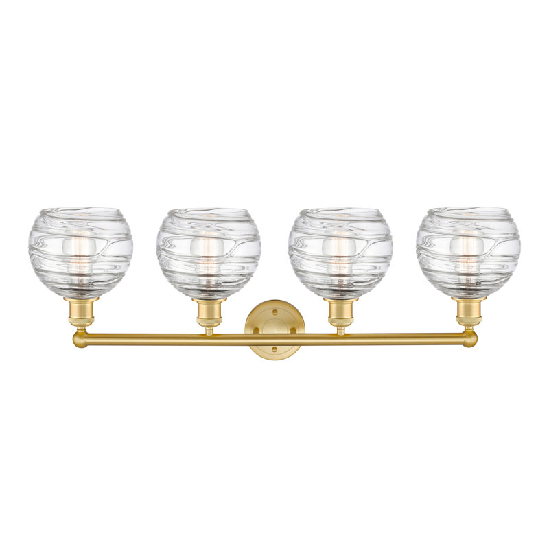 Essex 4 - Light Dimmable Vanity Light, Satin Gold