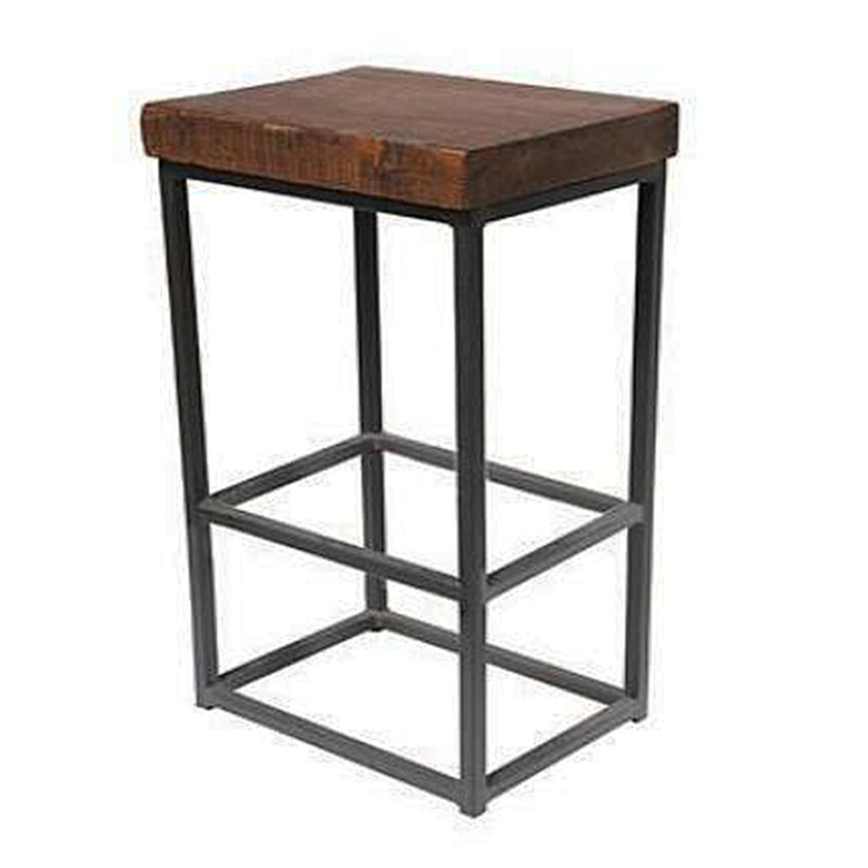 Tabouret de comptoir Parker brun / noir
