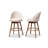 Hendrikus Swivel Upholstered Counter Stool with Solid Wood Frame-499420246-478476485
