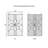 18"H Clear Floral Glass Window Panel