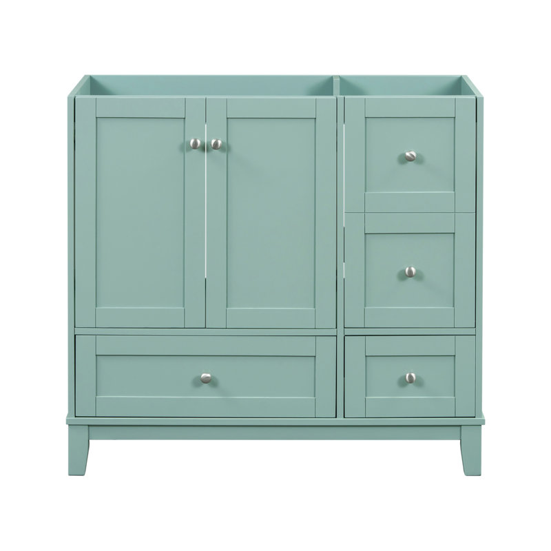 Base de meuble-lavabo simple 17,5 po seulement, Vert