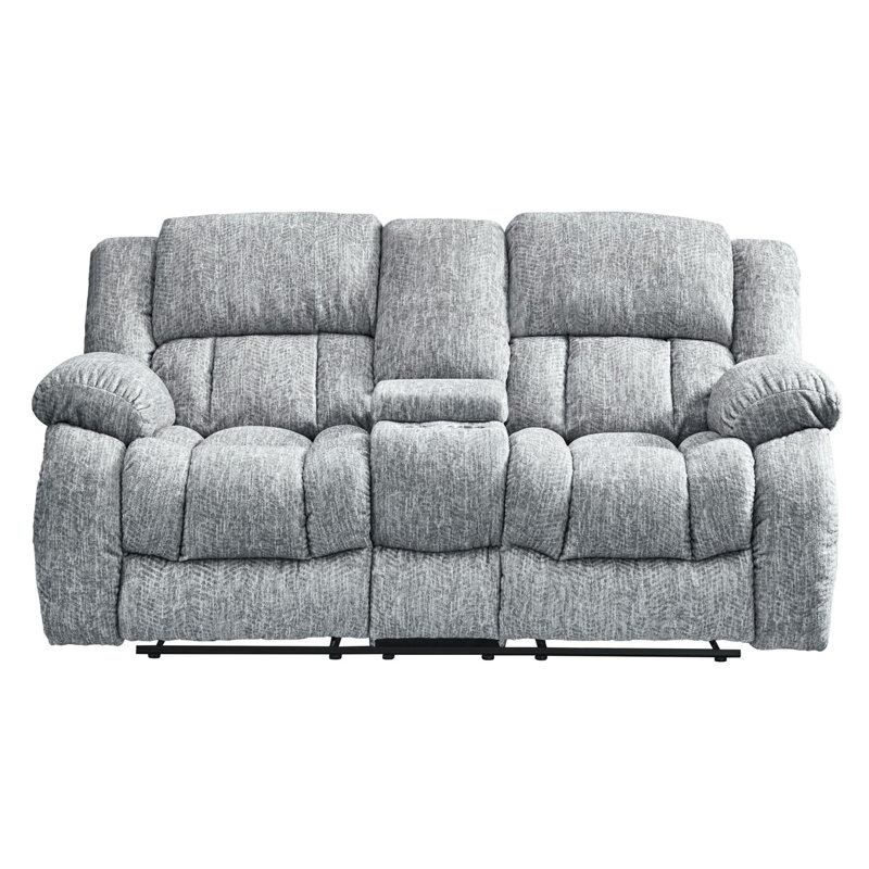 Fauteuil inclinable moderne double, Gris