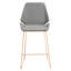 Metzler Upholstered Counter Stool with Metal Frame-464518966-464645743