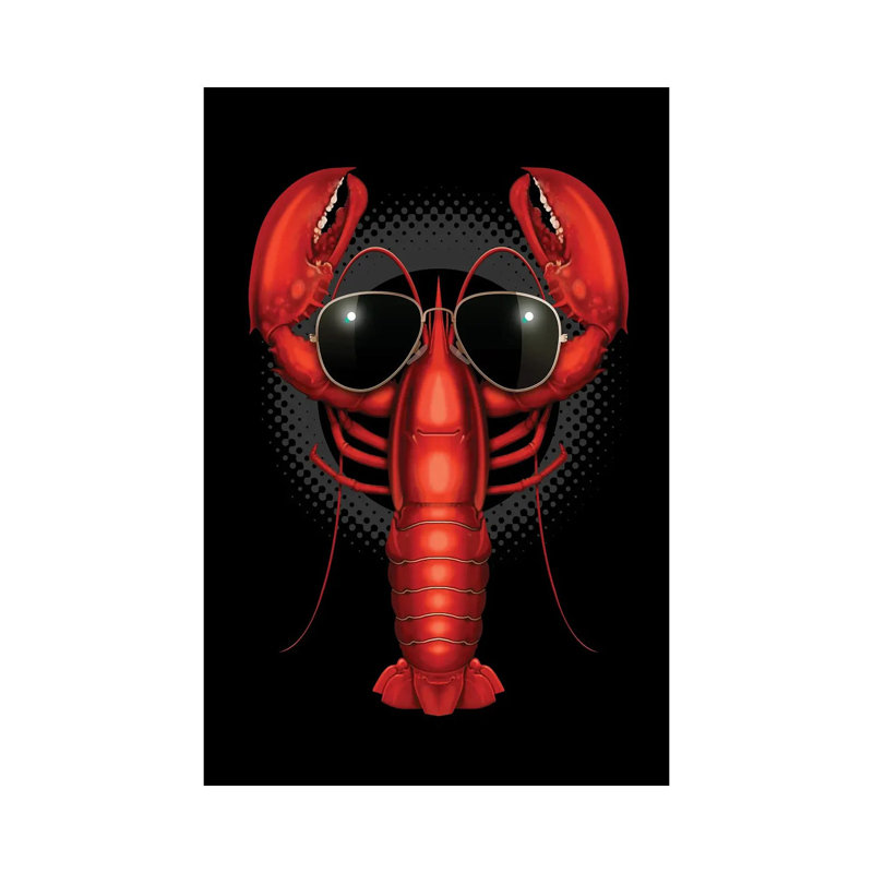 Koollobster by Adam Lawless - Wrapped Canvas Gallery-Wrapped Canvas Giclée, 66.04 cm H x 45.72 cm W x 1.91 cm D