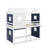 Full Size Bunk Wood House Bed With Tent-660537952-660537953