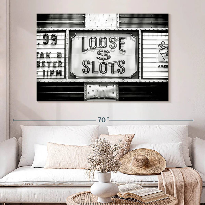 Senne Loose Dollar Slots, 34" H x 51" W