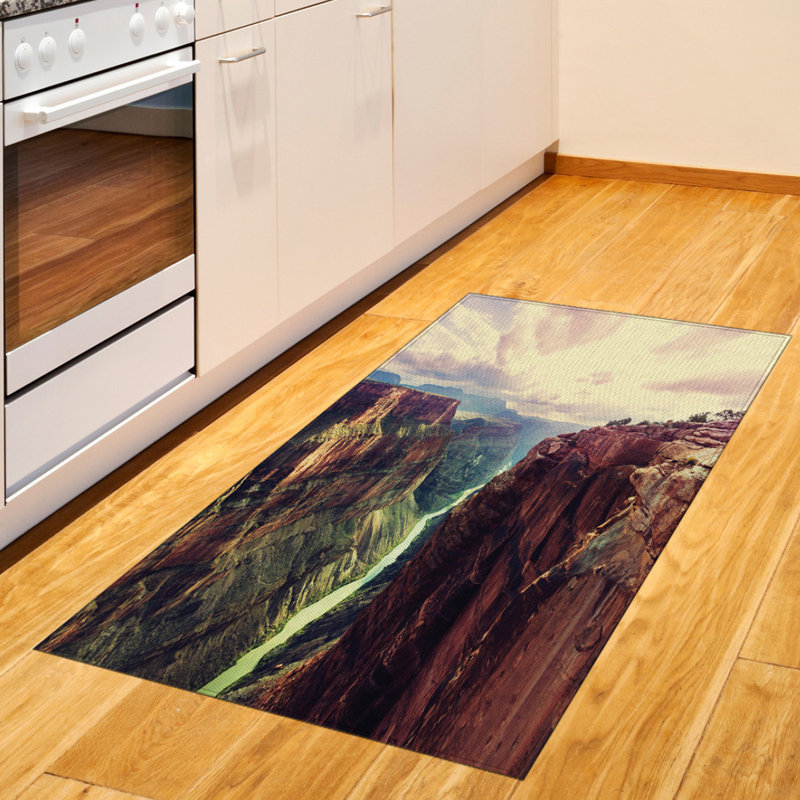 Canyon American High Density Long Fiber Poly Threads Decorative Area Rug Carpet, Rectangle 2'7" x 5'