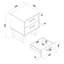 Emmasofia 2 Drawer Bedside Cabinet, industrial design, End table, Side Table-1516899230