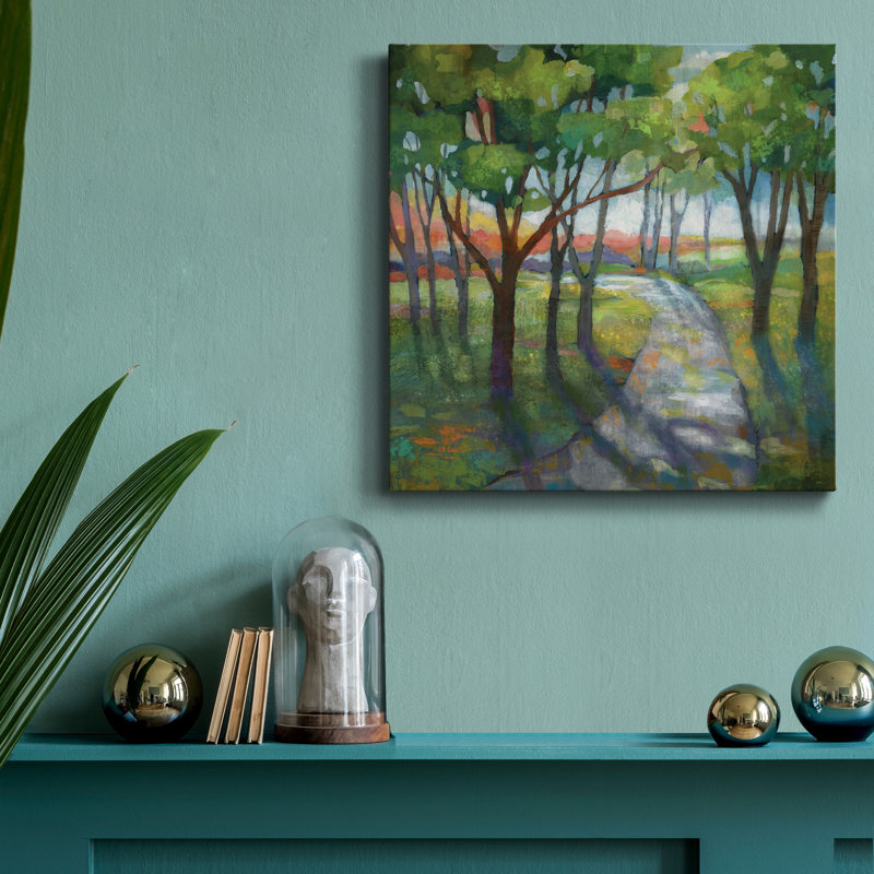«Evening Path», reproduction d'art sur toile tendue, H 10 po x l 10 po x P 1,5 po