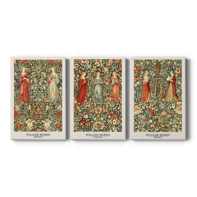 Série sur toile tendue sur mesure - 3 pièces, H 12 po x l 24 po