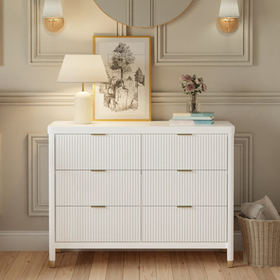 Brimsley Tambour 6 - Drawer Assembled Dresser by Namesake