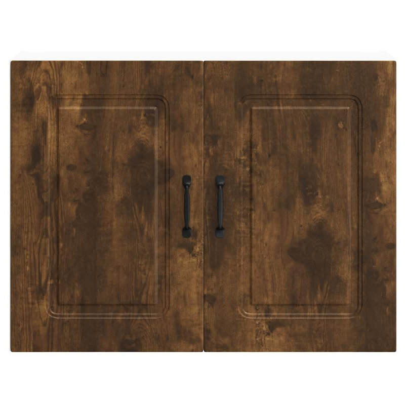 Kitchen Wall Cabinet Kalmar Engineered Wood, Smoked Oak, 60cm H x 80cm W x 31cm D
