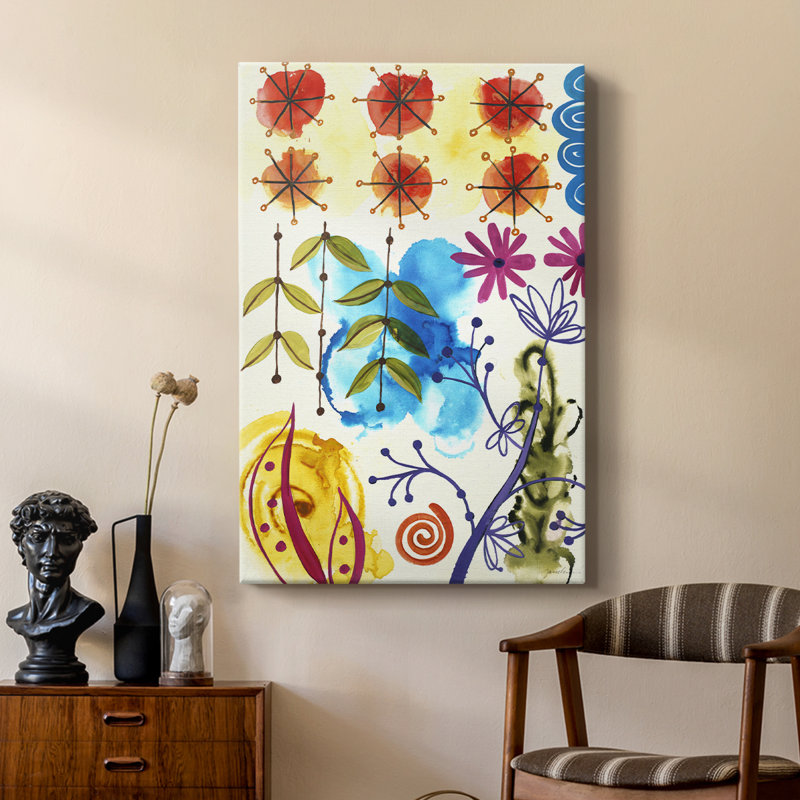 Flower Power II - galerie Cavas sur mesure, H 12 po x l 8 po