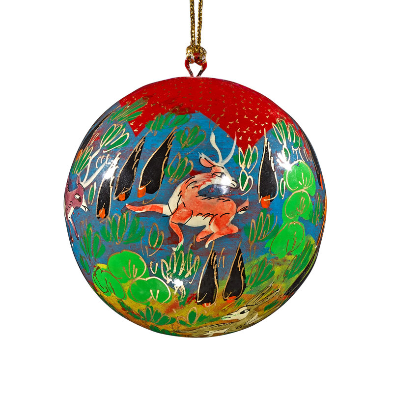 Forest Friend Red Bauble