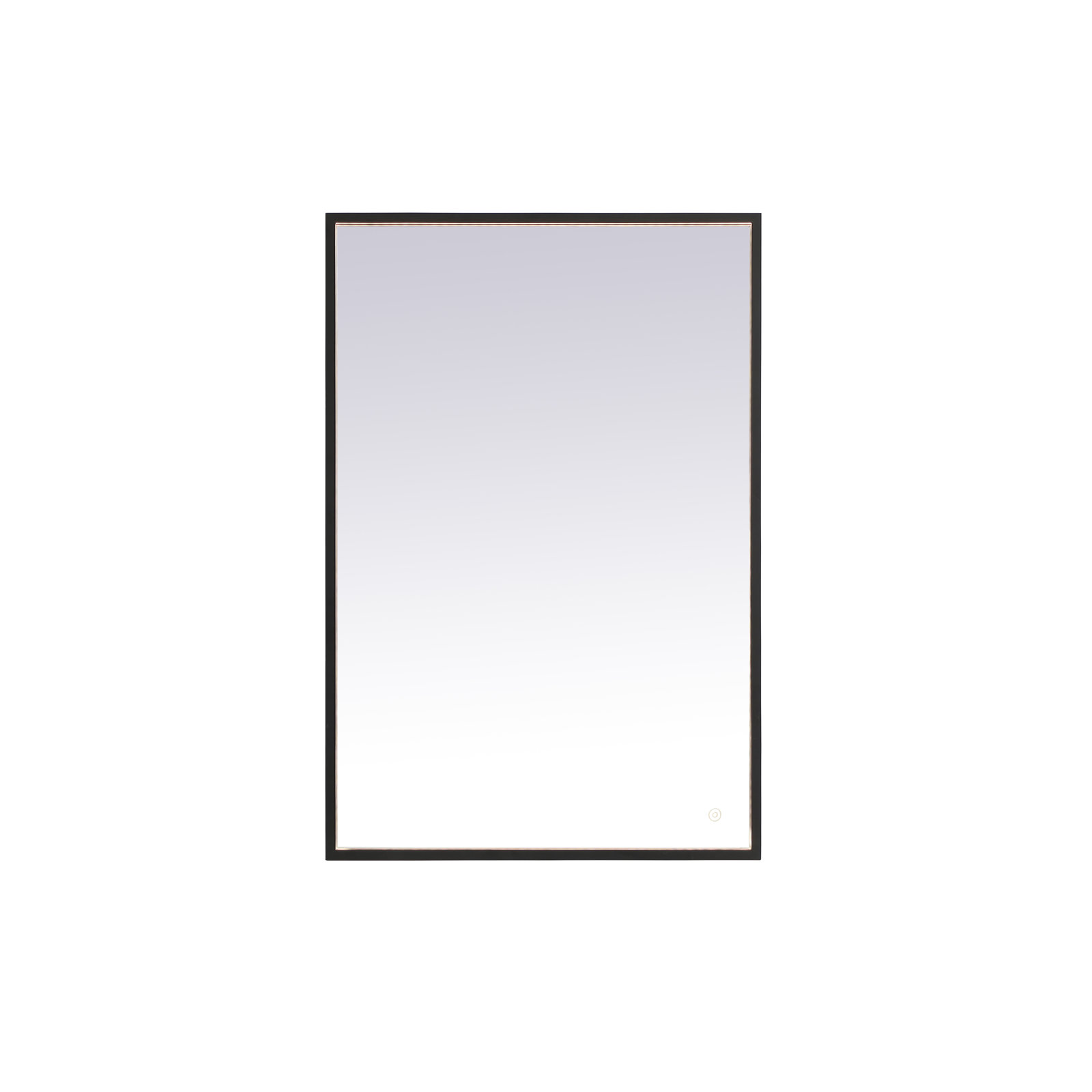 Piche Aluminum Mirror, Black, 27" x 40"