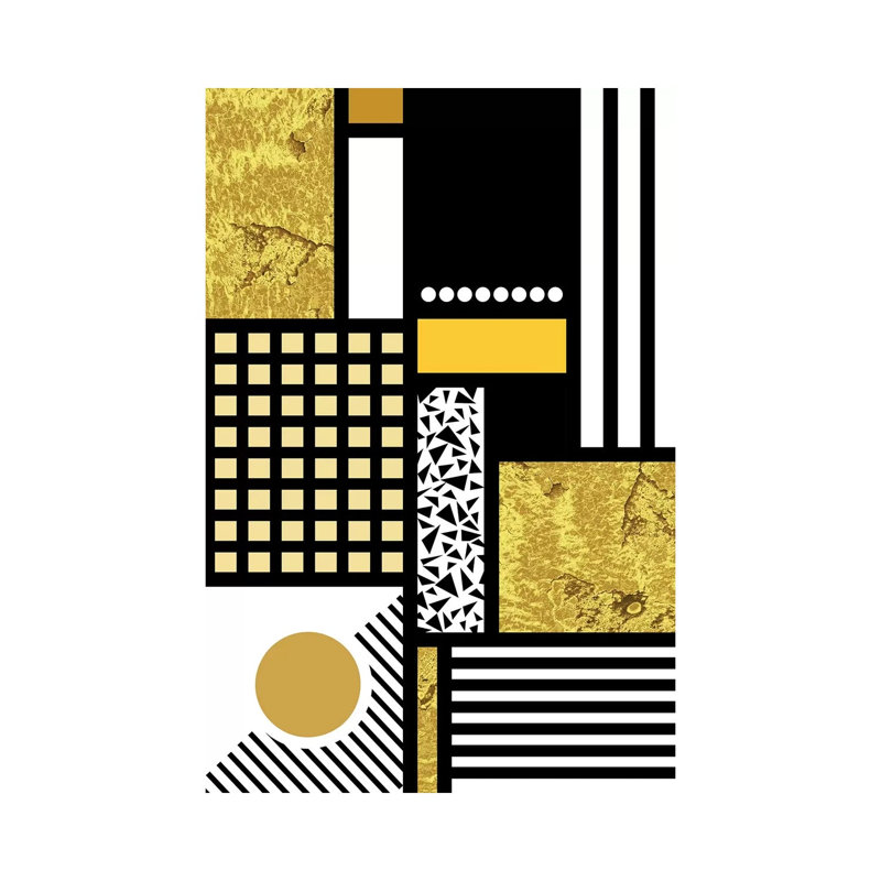 Stay Gold - Wrapped Canvas Painting, 30.48cm H x 20.32cm W x 1.91cm D