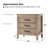 Giordana 28"W Transitional 3-Drawer Nightstand with Hidden Pull-out Drawer and Charging Station-107624983