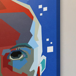 " Stranger Things " by Dean Sauls, 30" H x 20" W x 1.5" D