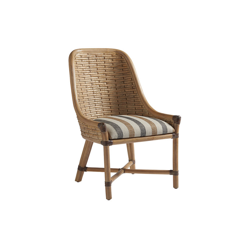 Los Altos Keeling Woven Side Chair, Stripe
