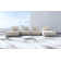 Hampton Outdoor Modular Sofa 05 In Textured Greige