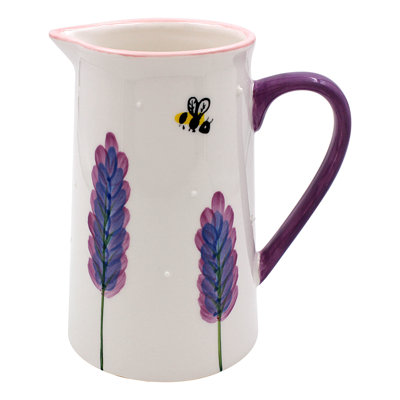 Lavender & Bees Jug 14Cm