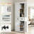 Freestanding Storage Cabine With Adjustable Shelves
