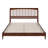 Ambie Low Profile Solid Wood Slatted Spindle Sleigh Bed-51407720-51407722