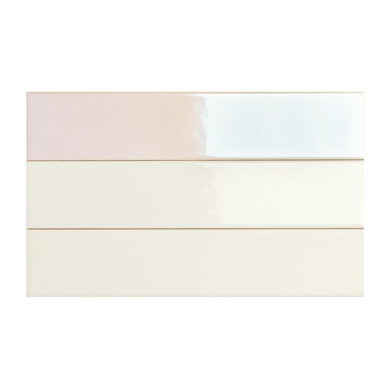 Spectre Glow Mix  2" x 10" Subway Wall Tile, Cream Vanilla Mix