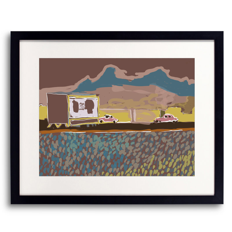 Pasco Washington Print by Deborah Blum, Black Framed Paper, 24" H x 30" W