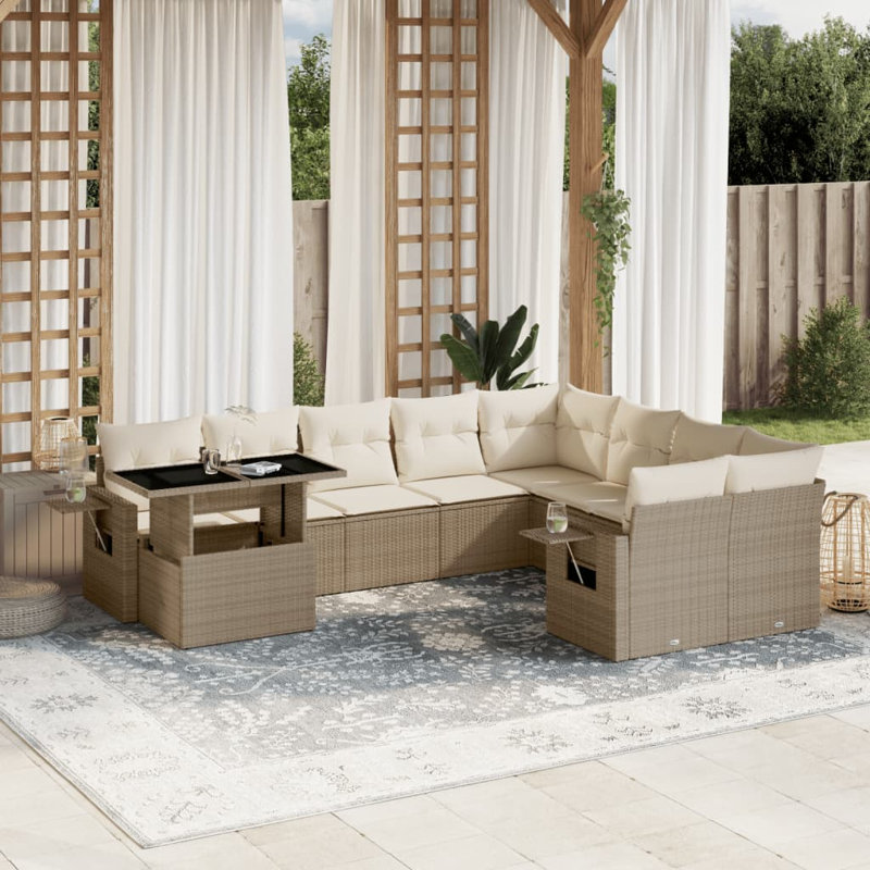 Ensemble de canapé de jardin Vidaxl