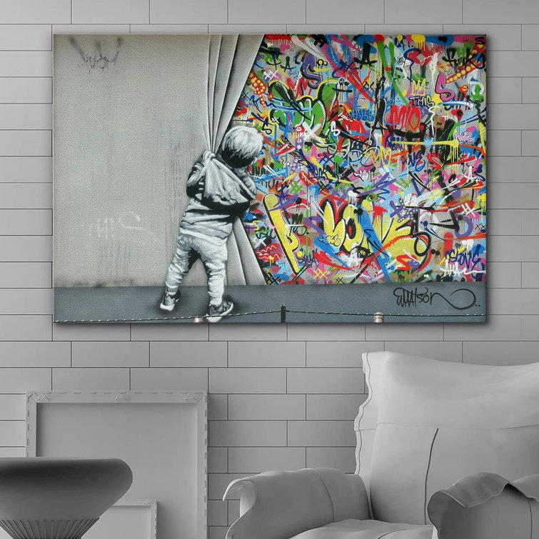 Street Graffiti Wall Art Canvas Paintings Abstract Pop Art Girls Watercolor  Canvas Prints On The Wall Pictures for Home Decor