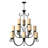 Casa 15-Light Shaded Tiered Chandelier