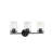 Ambroz 2-Light Dimmable Vanity Light in Matte Black-555498480