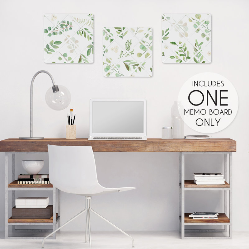 Sweet Jojo Designs Botanical Leaf Wall Mounted Photo Memo Board | Wayfair
