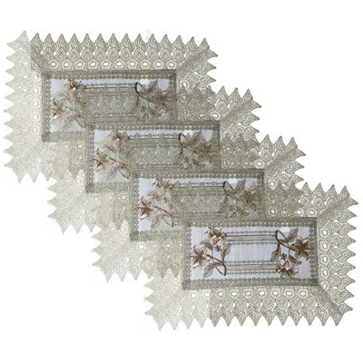 Oronoco Polyester Floral Rectangle Placemat