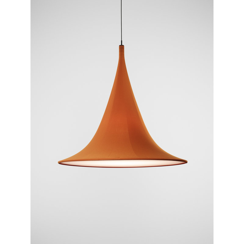 Cabana Pendant, Orange, 31.5" H x 35.4" W x 35.4" D