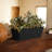 Dura Cotta Traditional Plastic Indoor/Outdoor Rectangle Window Box Planter with Attached Saucer-1663752629-1663752630