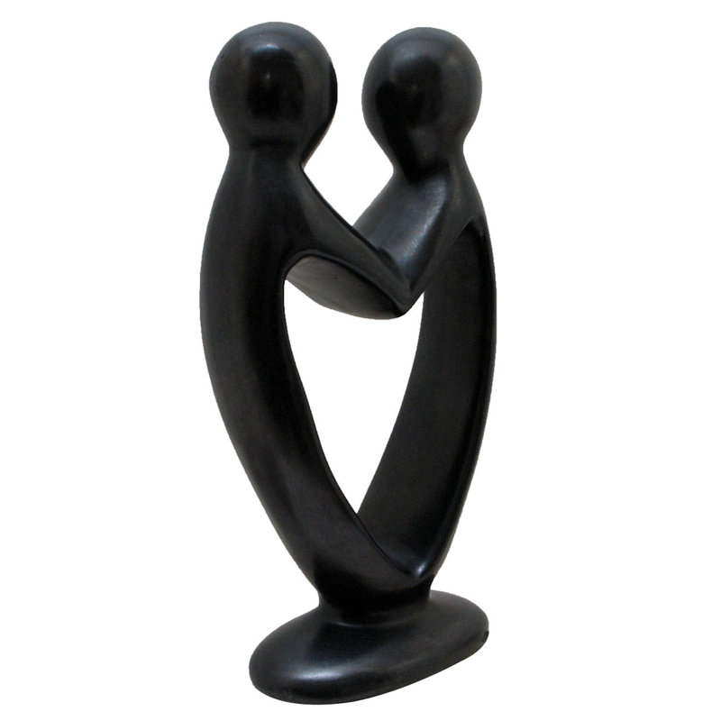 Menges People Figurines & Sculptures, Black, 8" H x 4" W X 2.5" D