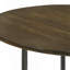 Table d'appoint naturelle et bronze industriel