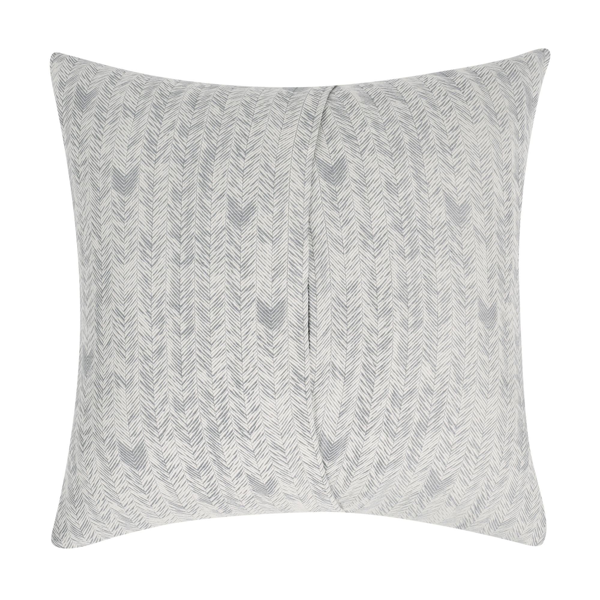 Verbier Cotton Blend Sham, Gray, Euro