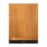 XO 24 inch Solid Panel Overlay 46 Bottle Dual-Zone Built-in Wine Refrigerator