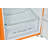 Classic Retro 7.5 Cu. Ft. Top Mount Refrigerator In Creamscicle Orange-121098176
