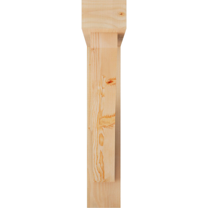 Support de bloc Thorton avec entretoise décalée, 30 x 30, Sapin Douglas de l 5 1/2 po (lisse)