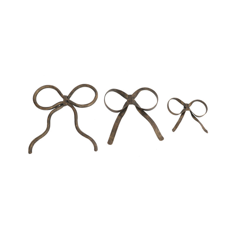 Kai 3-Piece Decorative Metal Wall Bows